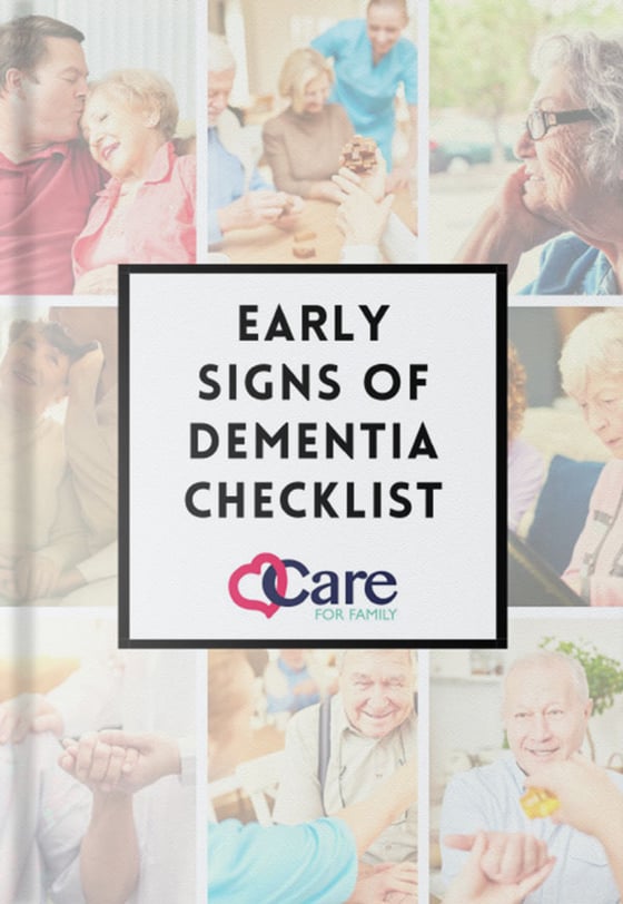 Early Signs Dementia Checklist | Care For Family